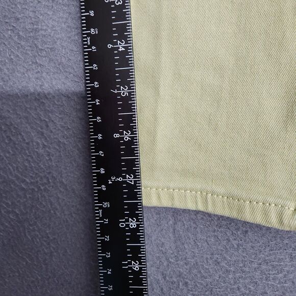 Seven7 Women 10 Green Utility High Rise Ankle Skinny Jeans - Picture 10 of 13